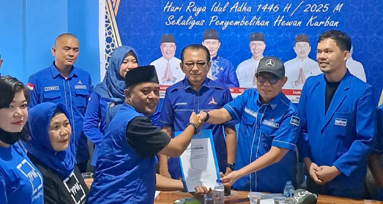 Tim BarataYudha diterima Fraksi Demokrat DPRD Kota Palembang