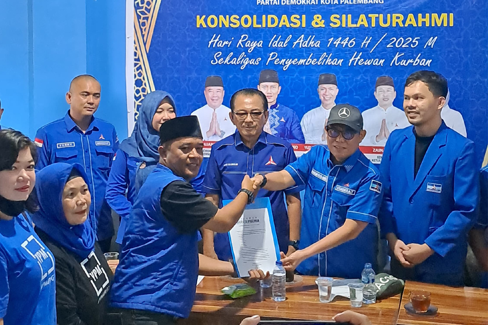 Tim BarataYudha diterima Fraksi Demokrat DPRD Kota Palembang